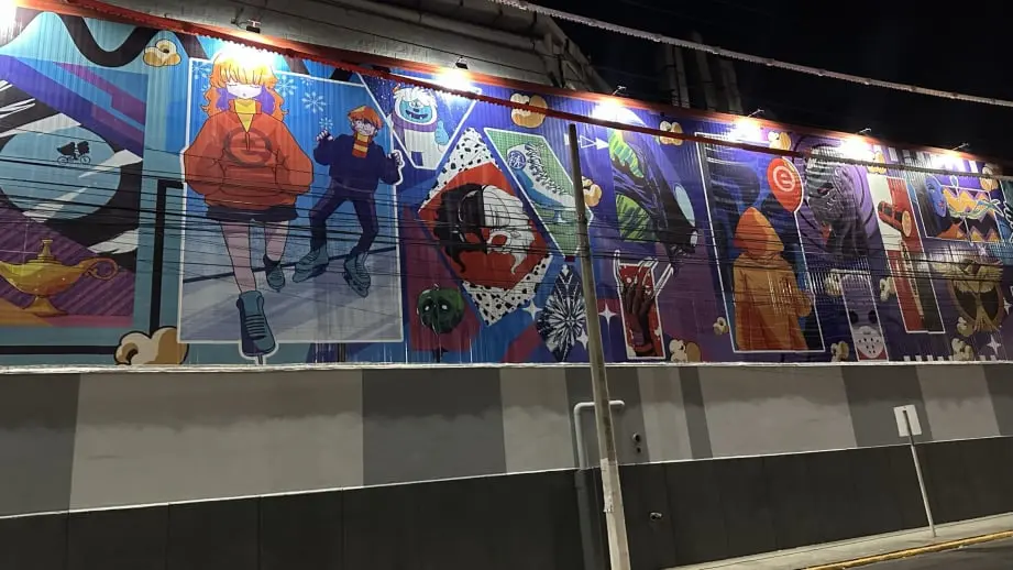Mural de gran formato pintado por Design Co en Villahermosa